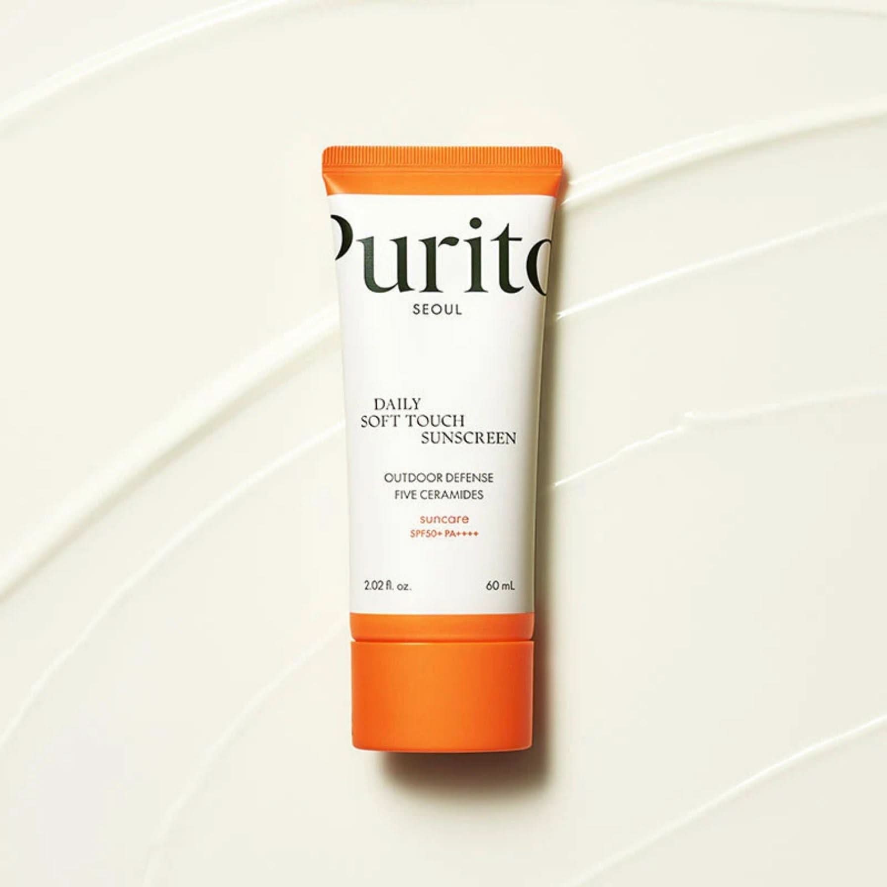 Purito Seoul Daily Soft Touch Sunscreen SPF 50+ PA++++ Korean Skincare | VELVET GLOW