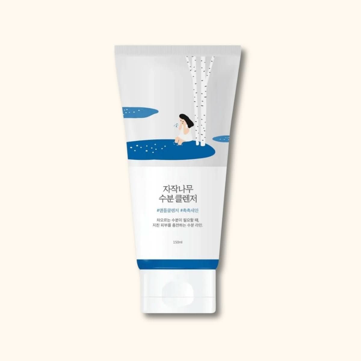 Round Lab Birch Juice Moisturizing Cleanser Korean Skincare | VELVET GLOW