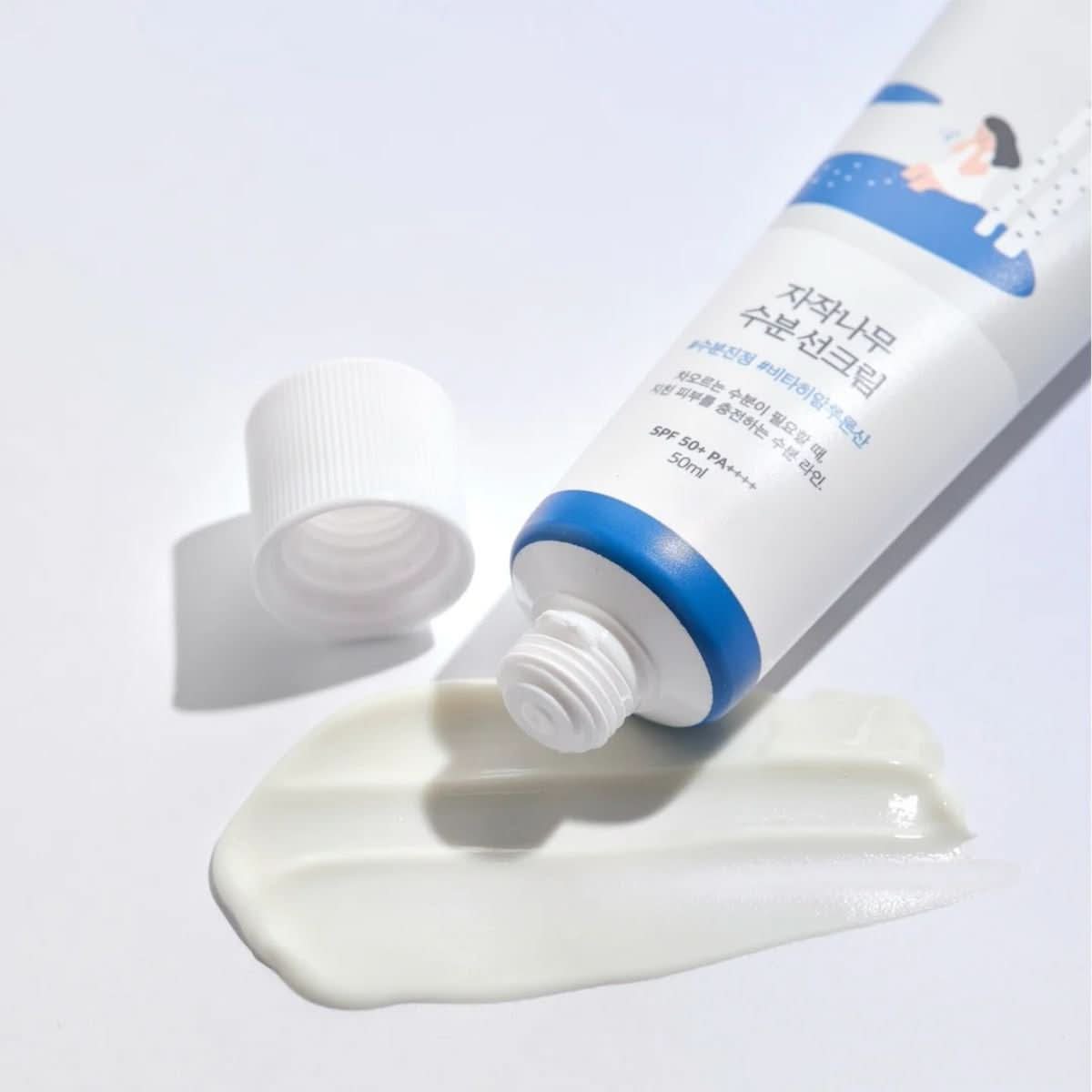 Round Lab Birch Juice Moisturizing Sunscreen SPF50+ PA++++ Korean Skincare | VELVET GLOW