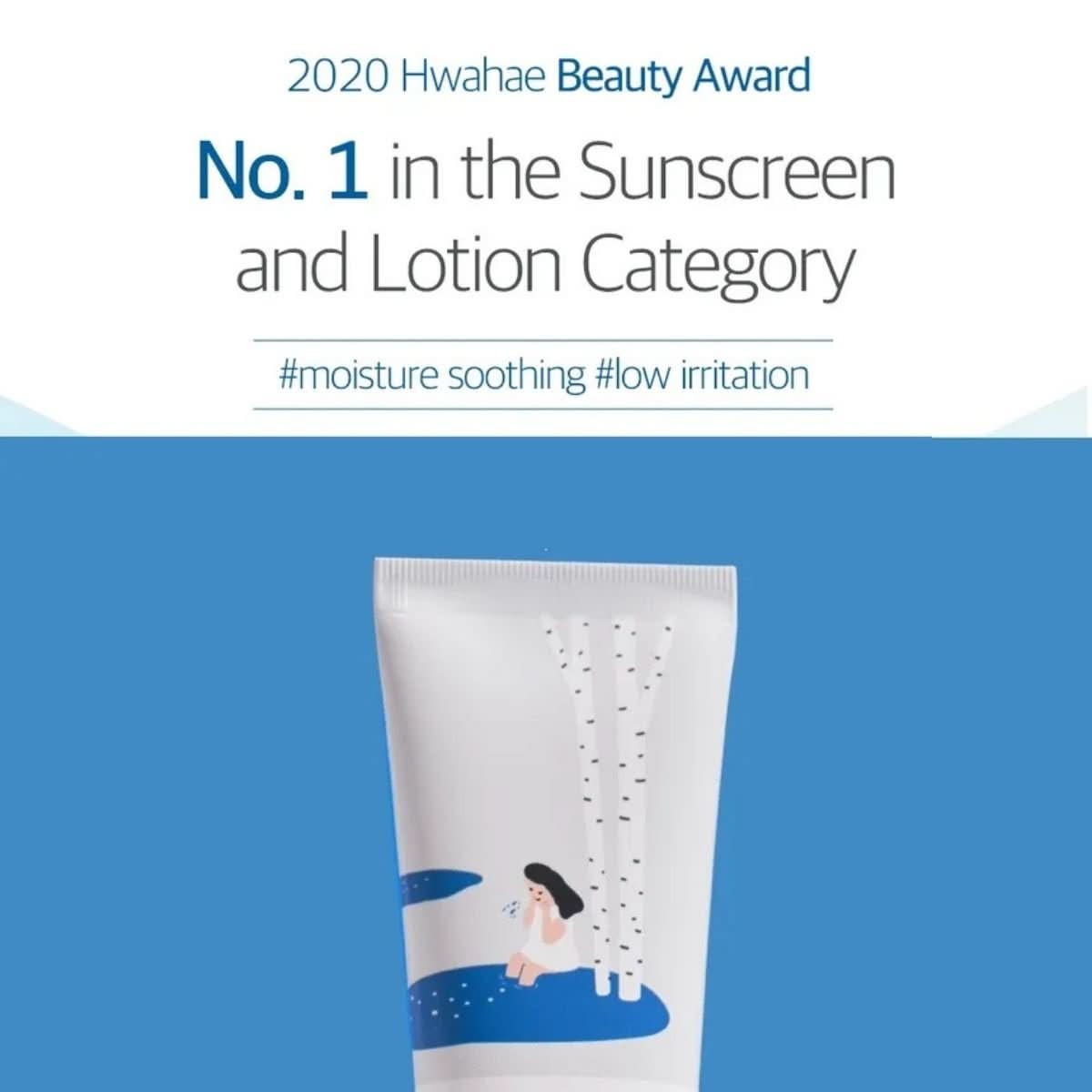 Round Lab Birch Juice Moisturizing Sunscreen SPF50+ PA++++ Korean Skincare | VELVET GLOW