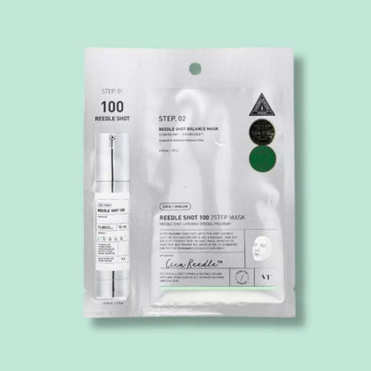 VT Cosmetics Reedle Shot 100 2Step Mask Korean Skincare | VELVET GLOW