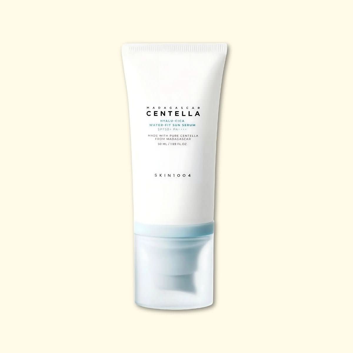 SKIN1004 Madagascar Centella Hyalu - Cica Water - Fit Sun Serum SPF50+ PA++++ Korean Skincare | VELVET GLOW