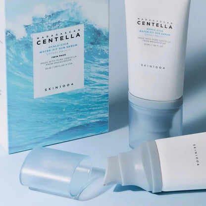 SKIN1004 Madagascar Centella Hyalu - Cica Water - Fit Sun Serum SPF50+ PA++++ Korean Skincare | VELVET GLOW
