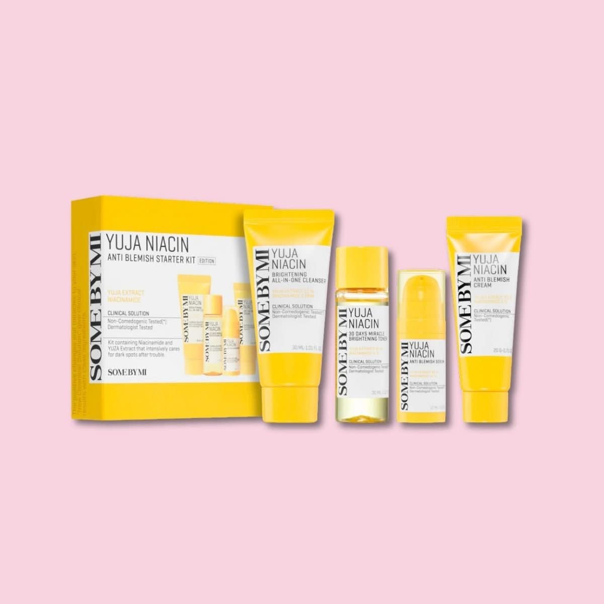 SOME BY MI Yuja Niacin Anti Blemish Starter Kit Korean Skincare | VELVET GLOW