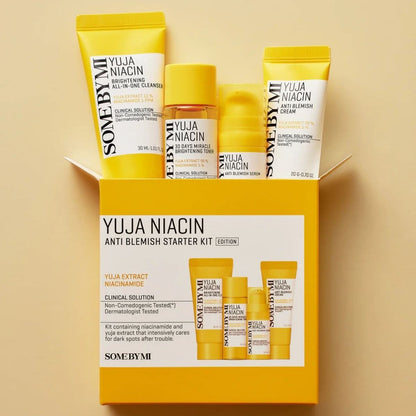 SOME BY MI Yuja Niacin Anti Blemish Starter Kit Korean Skincare | VELVET GLOW