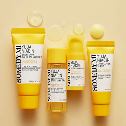 SOME BY MI Yuja Niacin Anti Blemish Starter Kit Korean Skincare | VELVET GLOW
