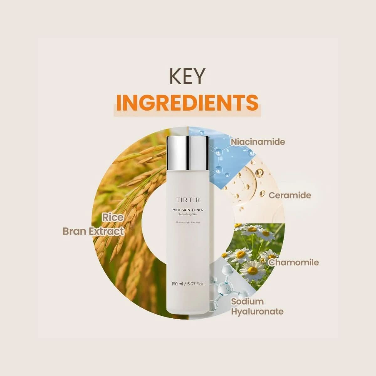 TIRTIR Milk Skin Toner Korean Skincare | VELVET GLOW