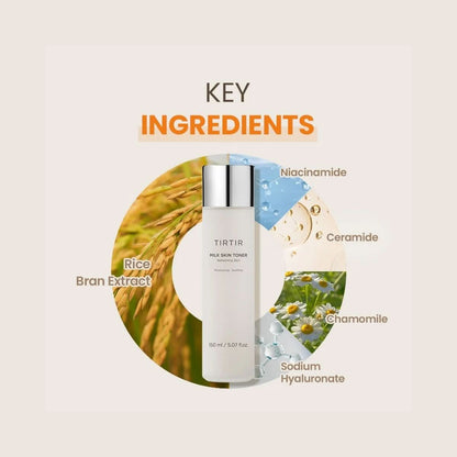 TIRTIR Milk Skin Toner Korean Skincare | VELVET GLOW
