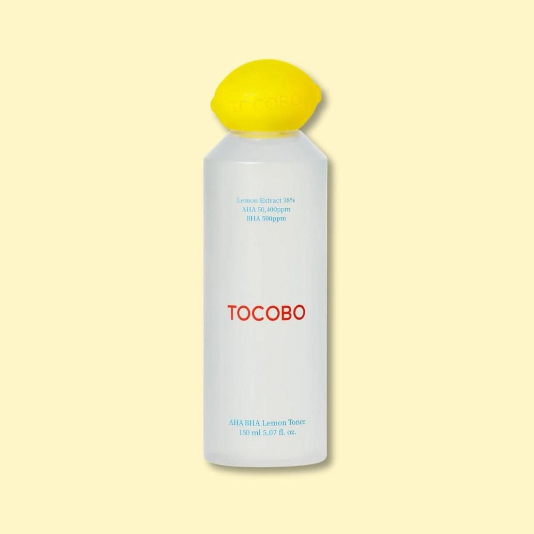 TOCOBO AHA BHA Lemon Toner Korean Skincare | VELVET GLOW