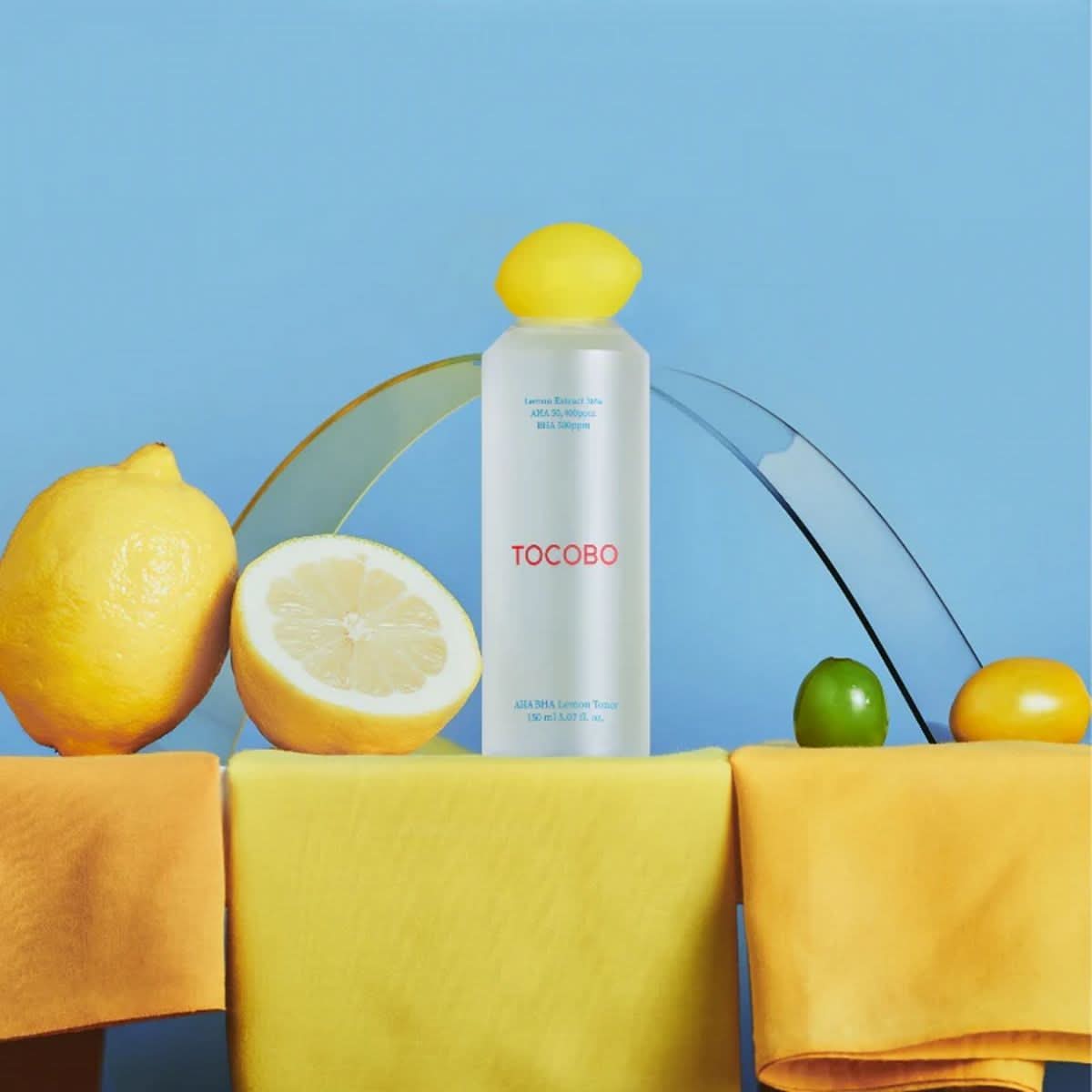 TOCOBO AHA BHA Lemon Toner Korean Skincare | VELVET GLOW
