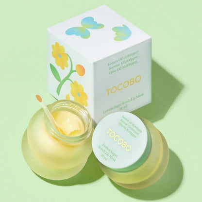 TOCOBO Lemon Sugar Scrub Lip Mask Korean Skincare | VELVET GLOW