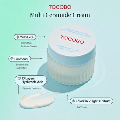 TOCOBO Multi Ceramide Cream Korean Skincare | VELVET GLOW
