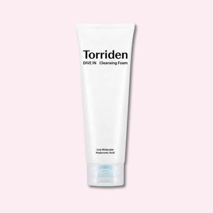 Torriden DIVE - IN Low Molecular Hyaluronic Acid Cleansing Foam Korean Skincare | VELVET GLOW