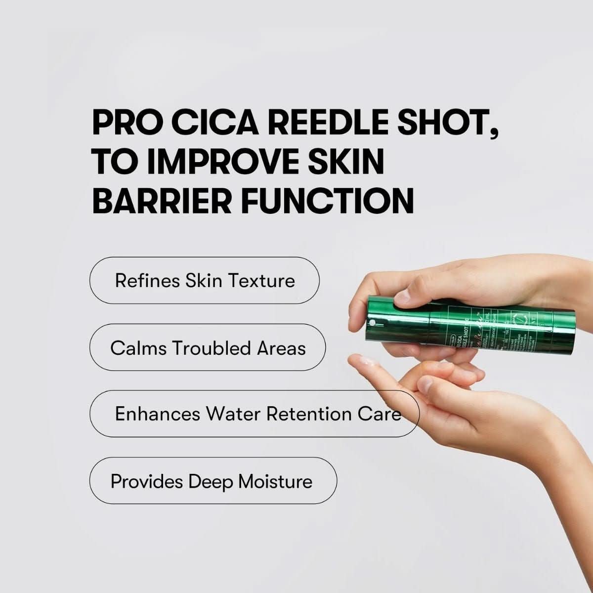 VT Cosmetics Pro Cica Reedle Shot 100 Korean Skincare | VELVET GLOW