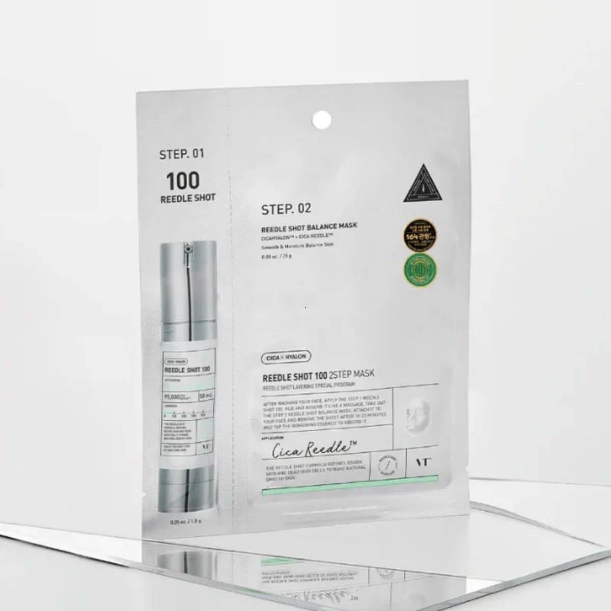 VT Cosmetics Reedle Shot 100 2Step Mask Korean Skincare | VELVET GLOW