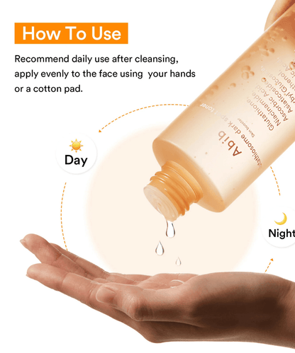 Abib Glutathiosome dark spot toner Skin booster Korean Skincare | VELVET GLOW