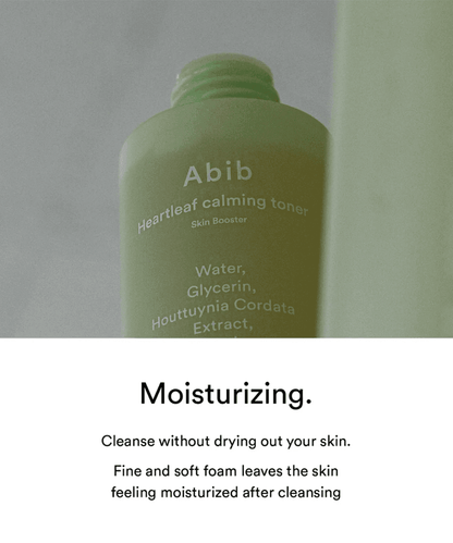 Abib Heartleaf calming toner Skin booster Korean Skincare | VELVET GLOW