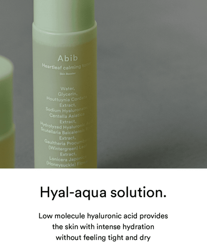 Abib Heartleaf calming toner Skin booster Korean Skincare | VELVET GLOW