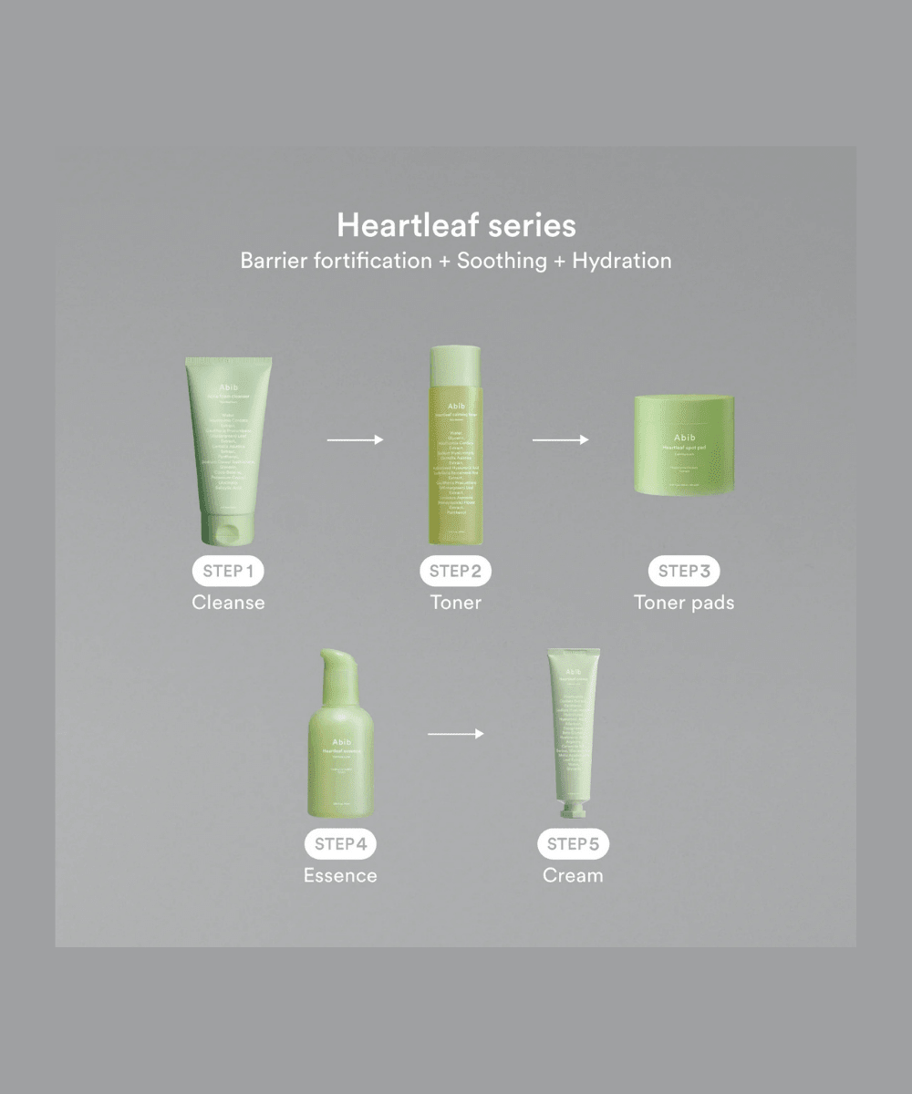 Abib Heartleaf calming toner Skin booster Korean Skincare | VELVET GLOW