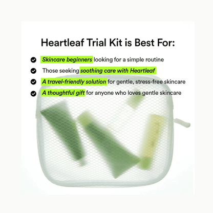 Abib Heartleaf calming Trial Kit Korean Skincare | VELVET GLOW