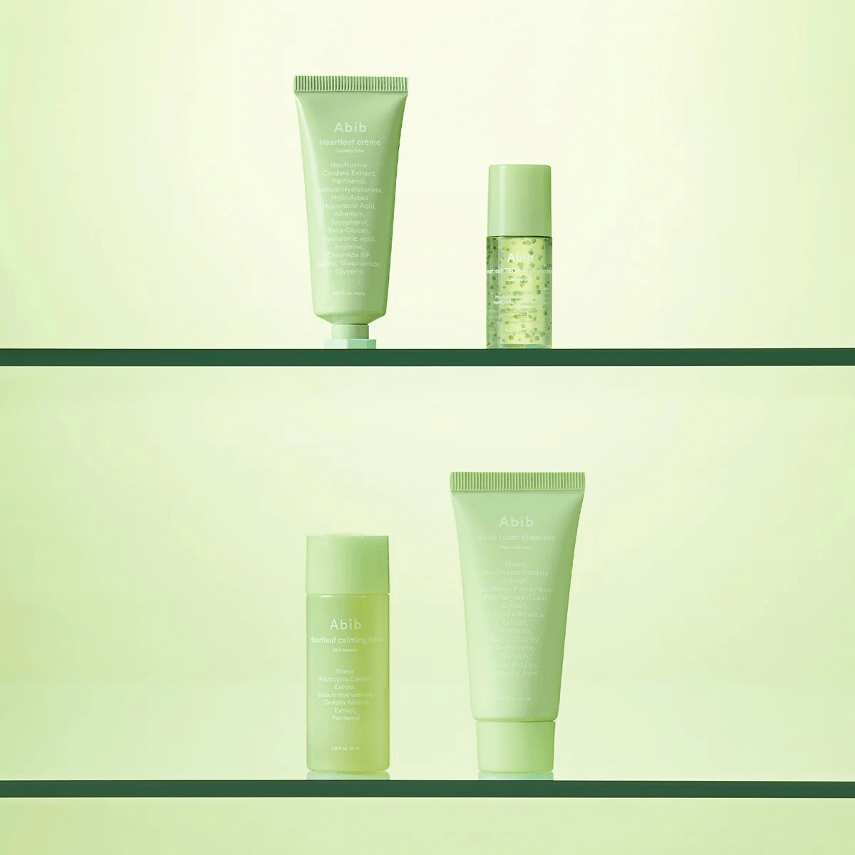 Abib Heartleaf calming Trial Kit Korean Skincare | VELVET GLOW