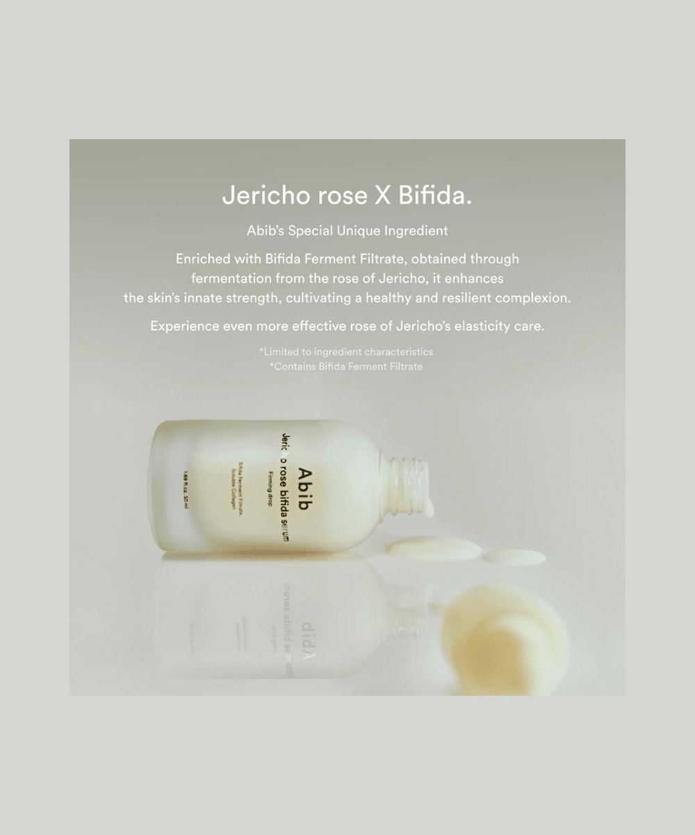 Abib Jericho rose bifida serum Firming drop Korean Skincare | VELVET GLOW