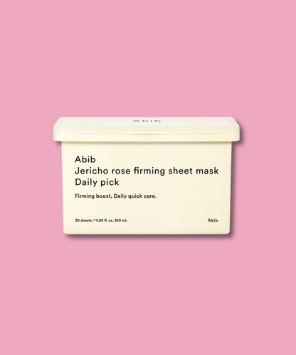 Abib Jericho rose firming sheet mask Daily pick Korean Skincare | VELVET GLOW