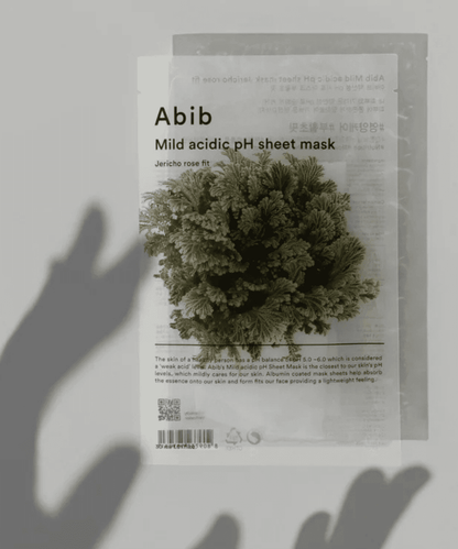 Abib Mild acidic pH sheet mask Jericho rose fit Korean Skincare | VELVET GLOW