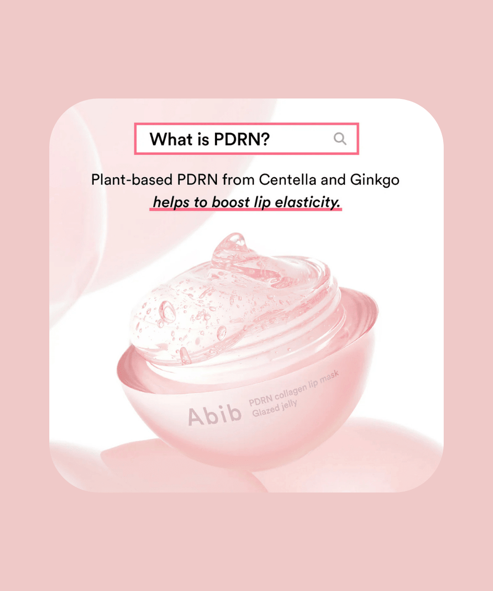 Abib PDRN collagen lip mask Glazed jelly Korean Skincare | VELVET GLOW