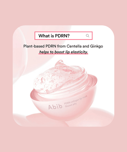 Abib PDRN collagen lip mask Glazed jelly Korean Skincare | VELVET GLOW