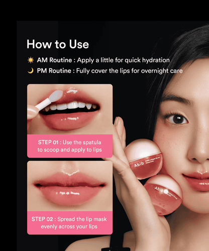 Abib PDRN collagen lip mask Glazed jelly Korean Skincare | VELVET GLOW