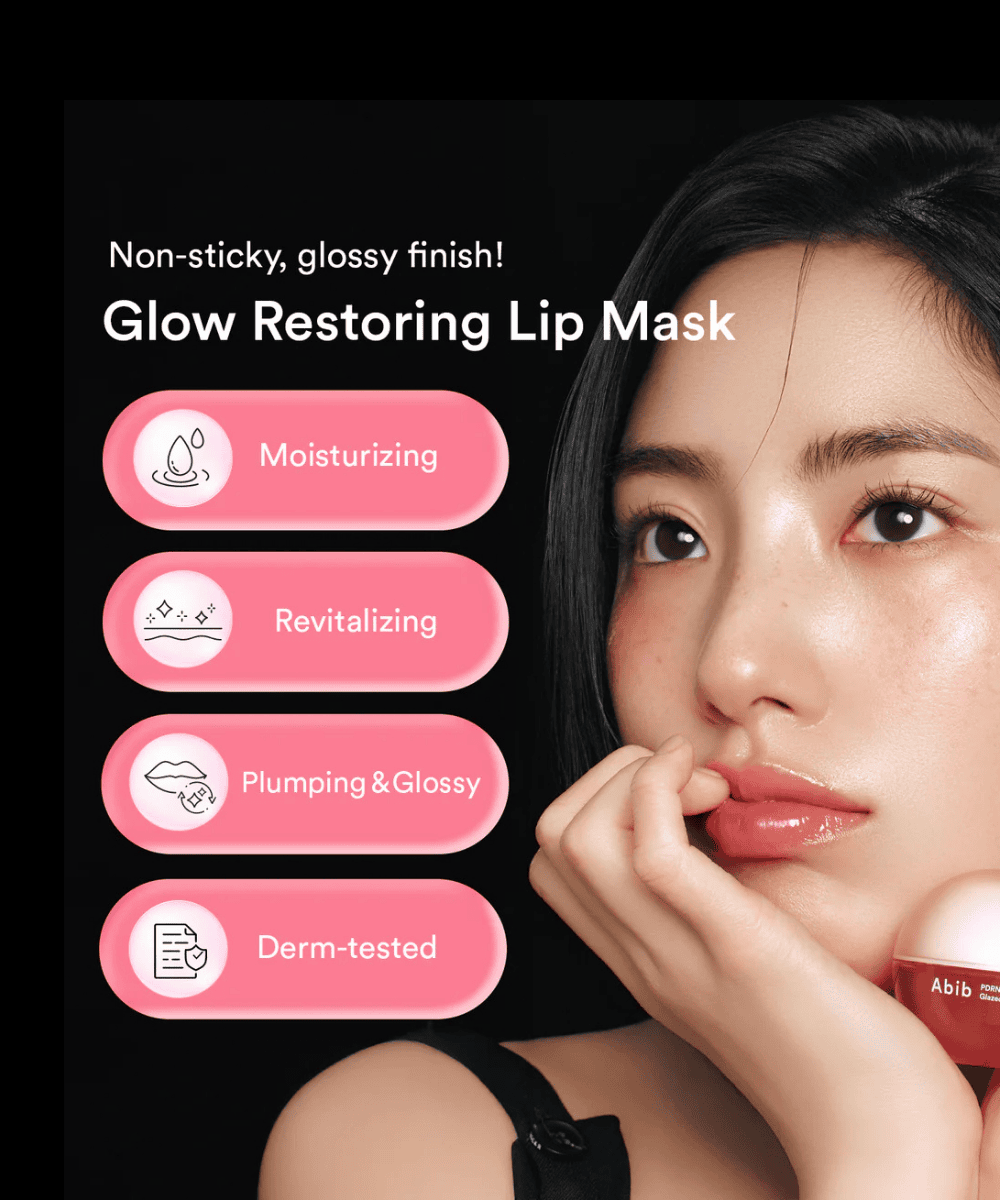 Abib PDRN collagen lip mask Glazed jelly Korean Skincare | VELVET GLOW