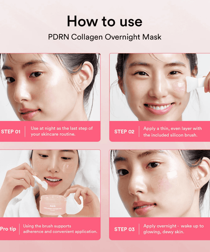 Abib PDRN collagen overnight mask Firming jelly Korean Skincare | VELVET GLOW