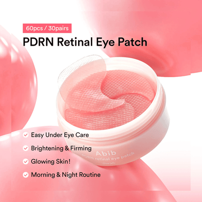 Abib PDRN retinal eye patch Glow jelly Korean Skincare | VELVET GLOW