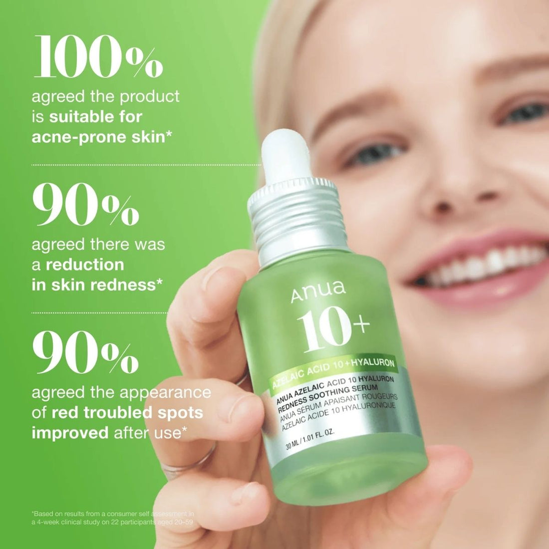 Anua Azelaic Acid 10 Hyaluron Redness Soothing Serum Korean Skincare | VELVET GLOW