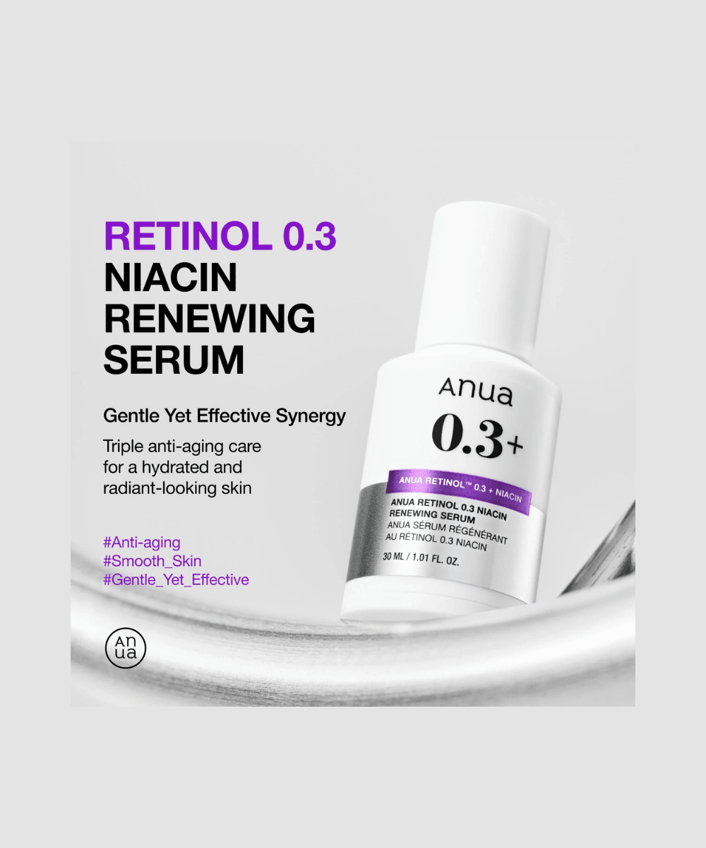 Anua Nano Retinol 0,3% + Niacin Renewing Serum Korean Skincare | VELVET GLOW