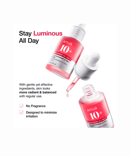 Anua Niacinamide 10% + TXA 4% Serum Korean Skincare | VELVET GLOW