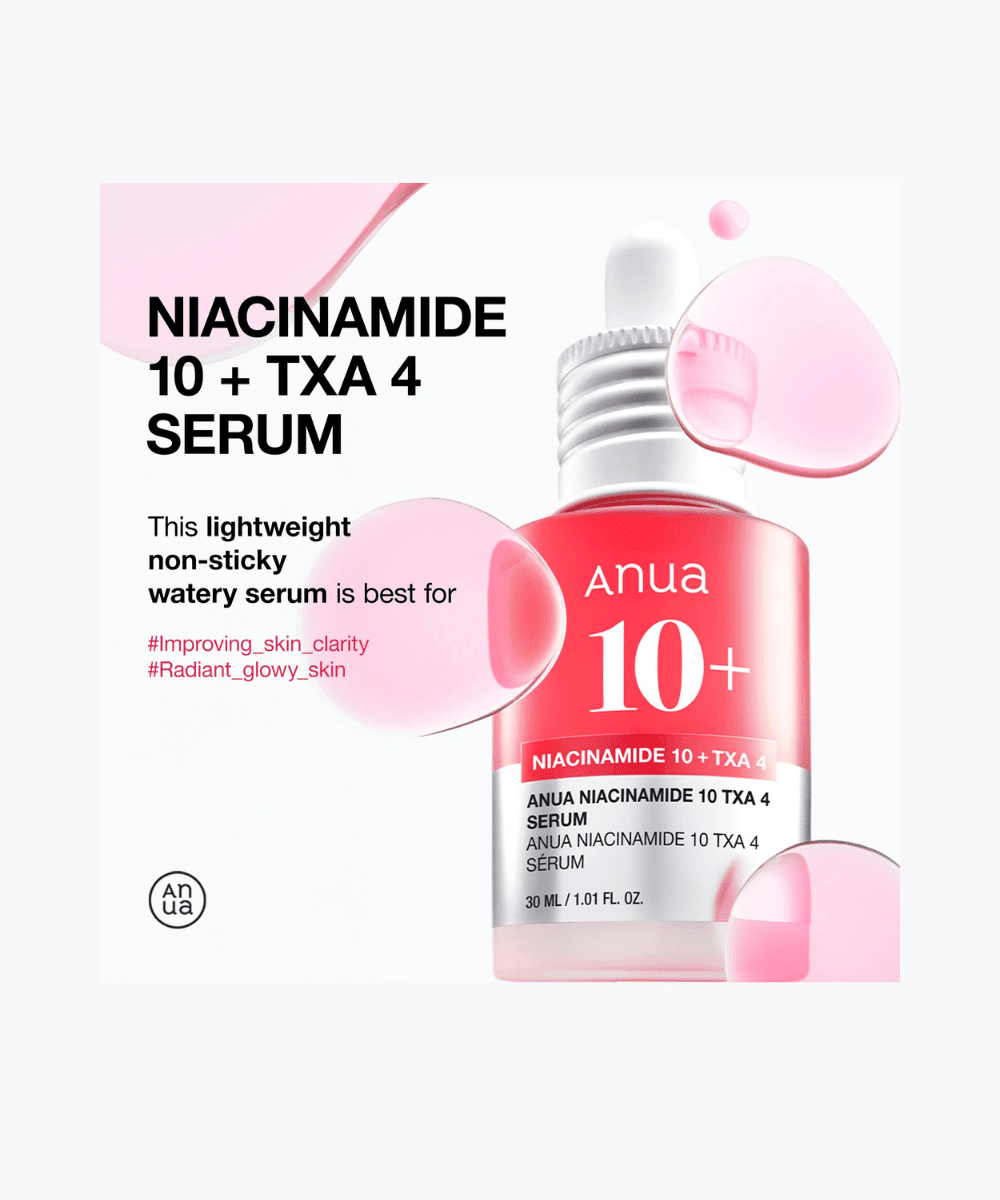 Anua Niacinamide 10% + TXA 4% Serum Korean Skincare | VELVET GLOW