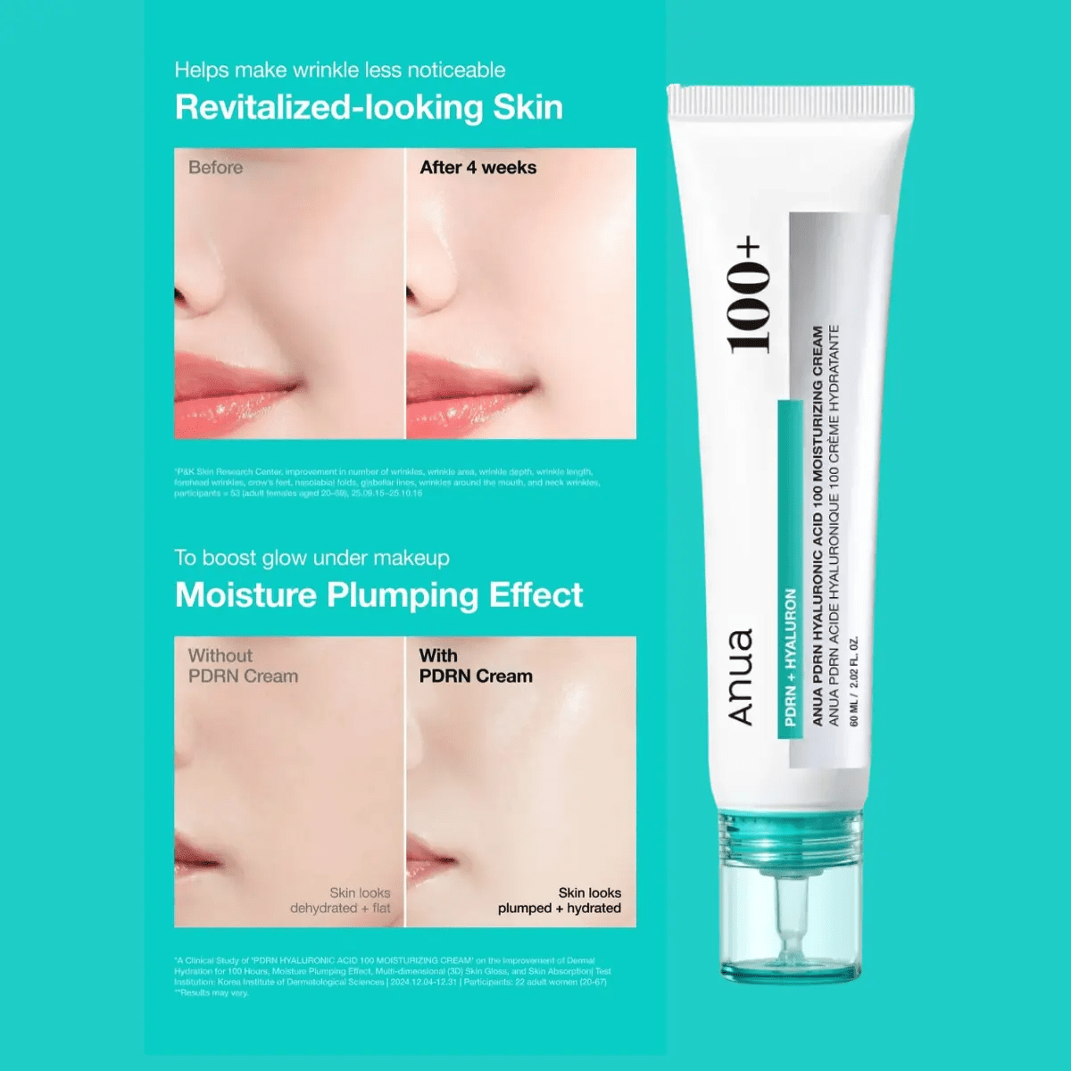 Anua PDRN Hyaluronic Acid 100 Moisture Cream Korean Skincare | VELVET GLOW