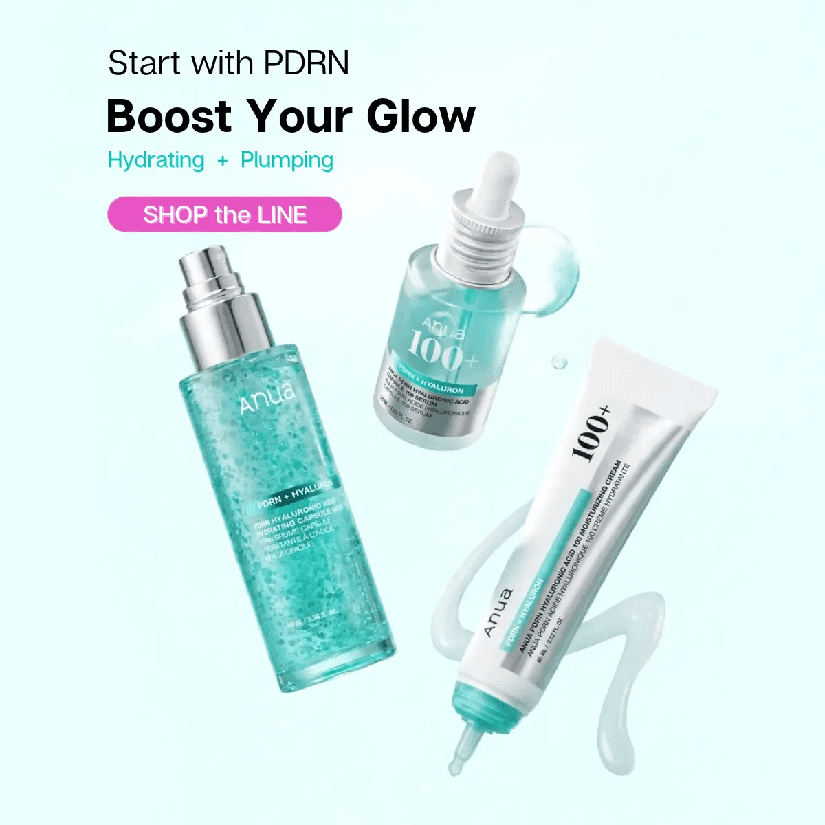 Anua PDRN Hyaluronic Acid Hydrating Capsule Mist Korean Skincare | VELVET GLOW