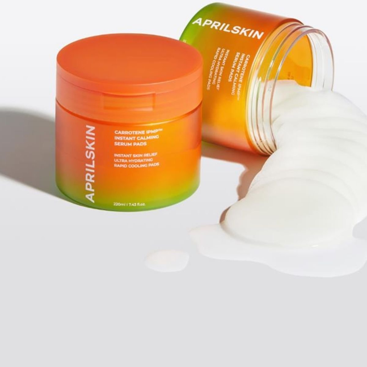 APRILSKIN Carrotene IPMP™ Instant Calming Serum Pads Korean Skincare | VELVET GLOW