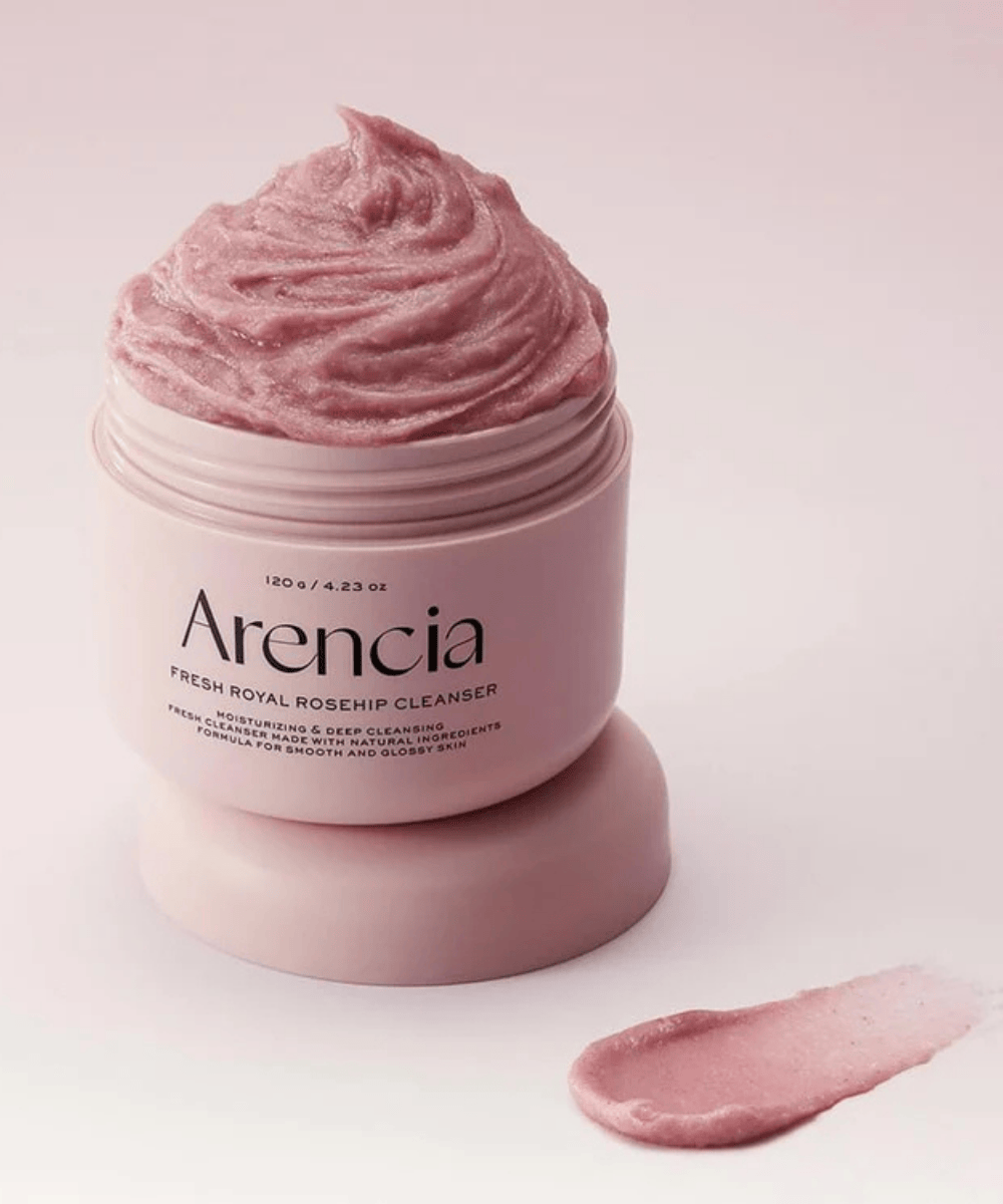 Arencia Fresh Rosehip Rice Mochi Cleanser Korean Skincare | VELVET GLOW