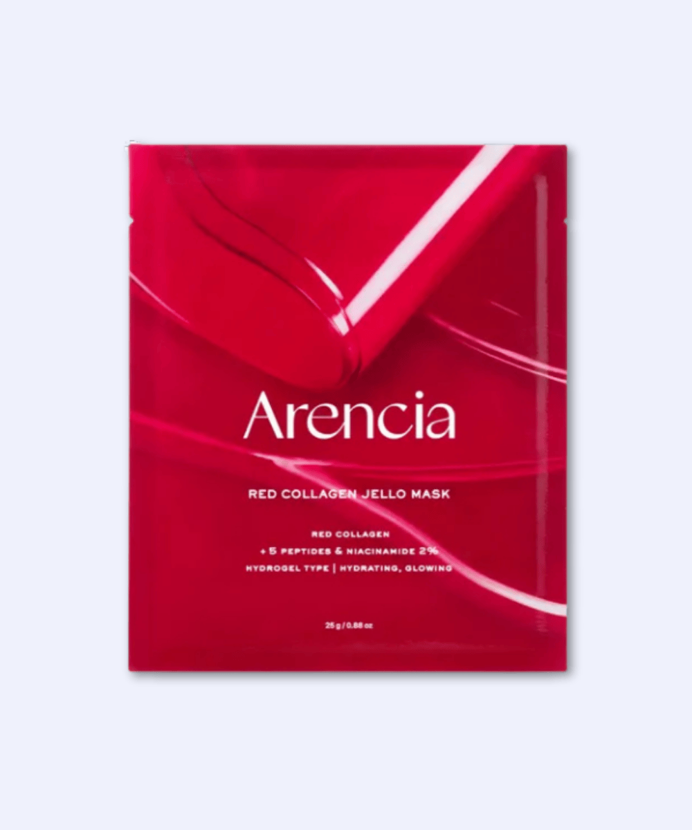 Arencia Red Collagen Jello Mask Korean Skincare | VELVET GLOW