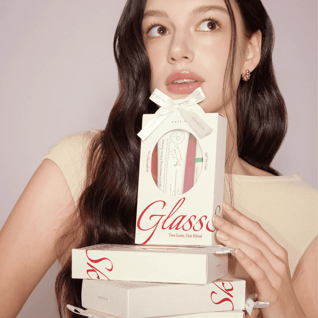 AXIS - Y Glass Skin Duo Set Korean Skincare | VELVET GLOW