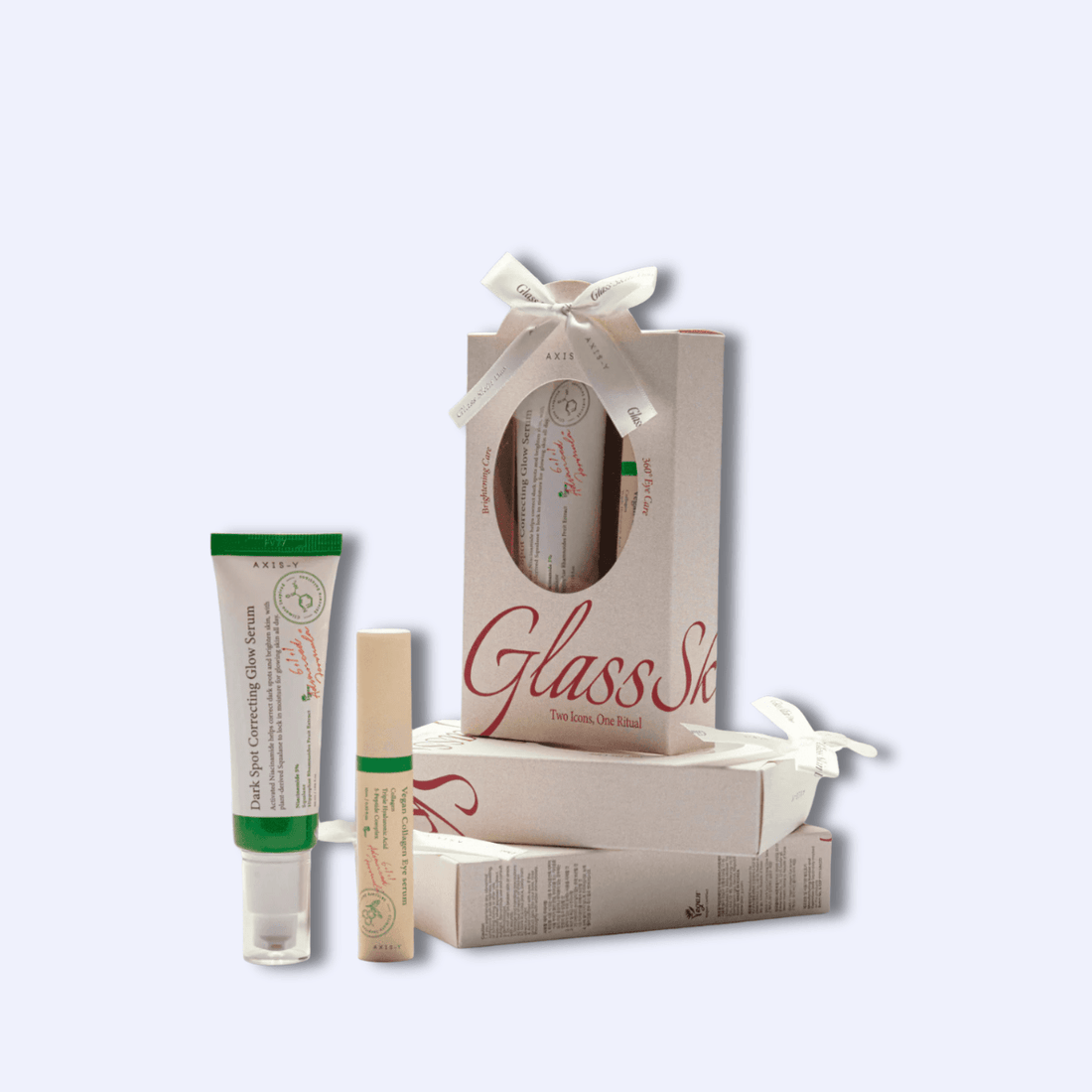 AXIS - Y Glass Skin Duo Set Korean Skincare | VELVET GLOW