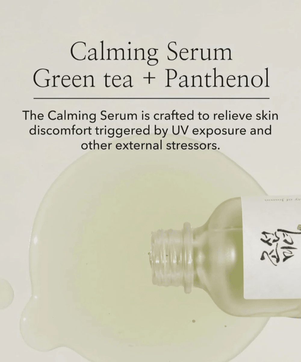 Beauty of Joseon Calming Serum : Green Tea + Panthenol Korean Skincare | VELVET GLOW