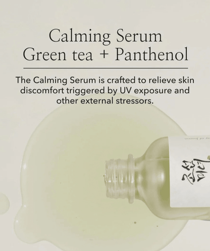 Beauty of Joseon Calming Serum : Green Tea + Panthenol Korean Skincare | VELVET GLOW