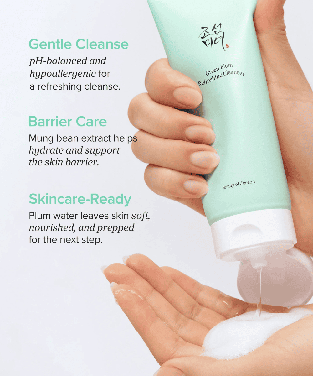 Beauty of Joseon Green Plum Refreshing Cleanser Korean Skincare | VELVET GLOW