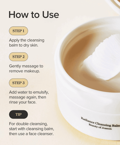 Beauty of Joseon Radiance Cleansing Balm Korean Skincare | VELVET GLOW