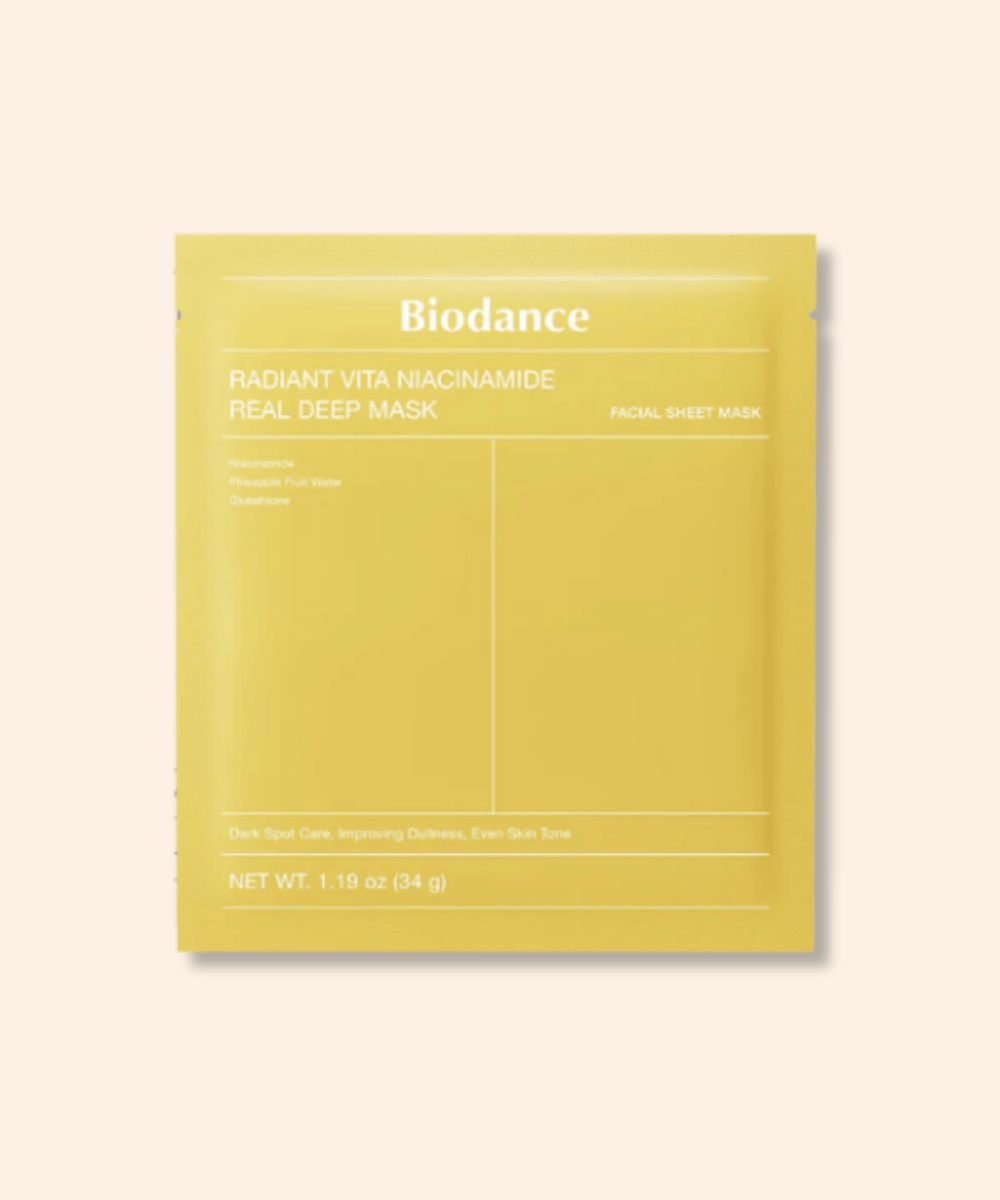Biodance Radiant Vita Niacinamide Real Deep Mask Korean Skincare | VELVET GLOW
